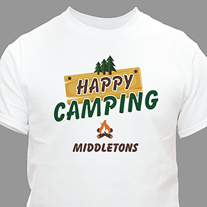 Personalized Happy Camping T-Shirt